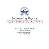 Engineering Physics Application of Quantum Mechanics 