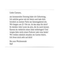 Letter Writing German I-BGER101L