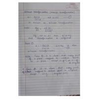 Blinear Transformation Complex Variables and Linear Algebra-BMAT201L