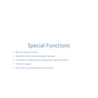 Dirichlet Integral and Error Functions Calculus-BMAT101L