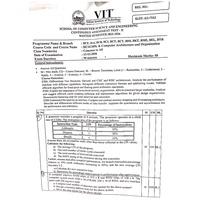 Computer Architecture and Organization