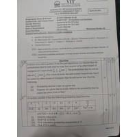 Probability and Statistics [BAMAT207] CAT-1 F1 2026