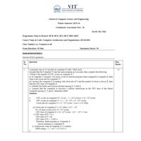 Computer Architecture and Organization