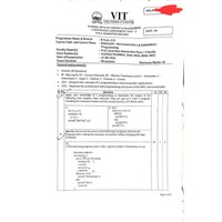 Microcontrollers & Embedded C Programming [BAECE204] CAT-1 D1 2026