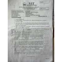 Macro Economics [BHUM104L] CAT-2 C1 2026