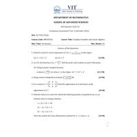 CAT2 A2 24-25 Complex Variables and Linear Algebra-BMAT201L