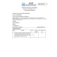 Fluid Mechanics and Machines