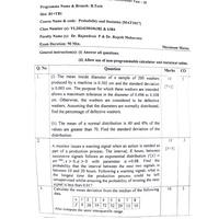 Probability and Statistics