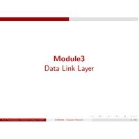 3-Module3 Data Link Layer-21-08-2024