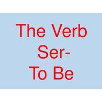 The Verb Ser To Be Spanish 1 - BESP101L