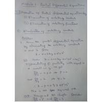 Formation of a pde 1 Differential Equations and Transform-BMAT102L