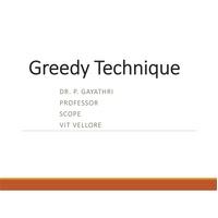 Design and Analysis of Algorithms 1E-BCSE204L