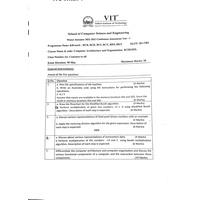 Computer Architecture and Organization