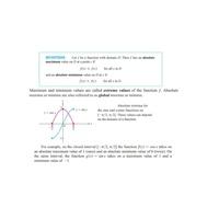 Extrema on an Interval 1.3 Calculus-BMAT101L