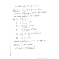 Second shifting theorem Differential Equations and Transform-BMAT102L