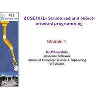 Branching and Looping Structured and Object-Oriented Programming-BCSE102L