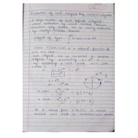 Evaluation of real integrals Complex Variables and Linear Algebra-BMAT201L