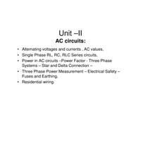 circuits Problems Basic Electical and Electronics Engineering-BEEE102L