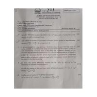 Differential Equations and Transforms