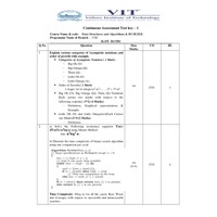 Data Structures and Algorithms