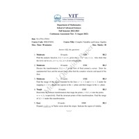 Complex Variables and Linear Algebra