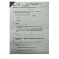 Final Assessment Test - November 2022 | Principles Of Chemical Engineering | BBIT201L | Slot F2