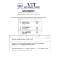 Complex Variables and Linear Algebra