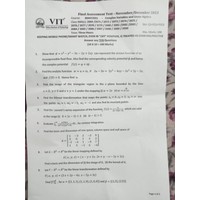 Complex Variables and Linear Algebra