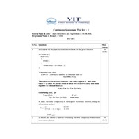 Data Structures and Algorithms