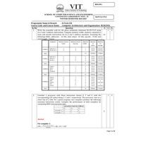 Computer Architecture and Organization