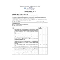 Microprocessors and Microcontrollers
