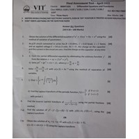 Differential Equations and Transforms