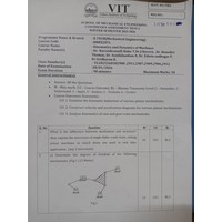 Kinematics and Dynamics of Machines