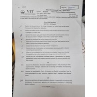 Natural Disaster Mitigation and Management