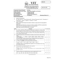 Probability and Statistics