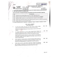 Transportation Engineering [BCLE305L] FAT B1 2025-2026